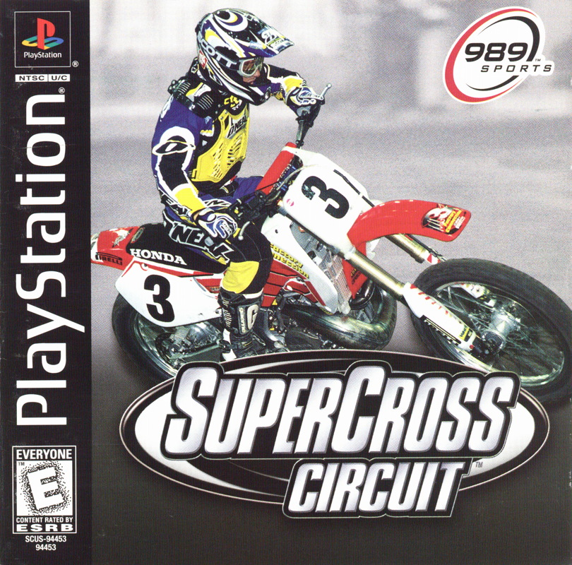 Supercross Circuit box art for Playstation